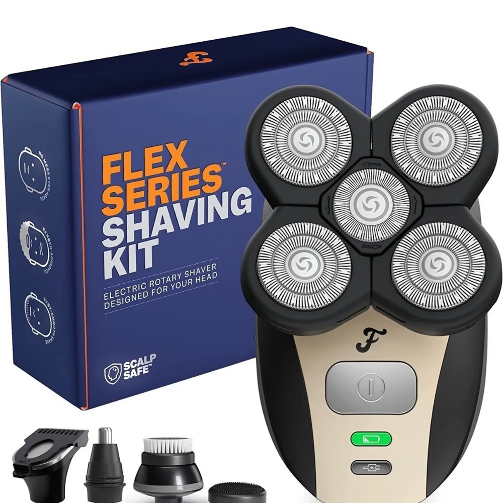 Freebies shaver the flex series electric head hair shaver cordless wet/dry new